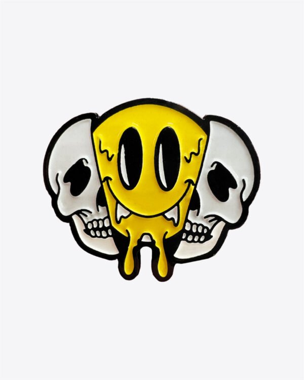 Pin Cara Feliz - Calavera