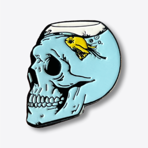 Pin Calavera Fish