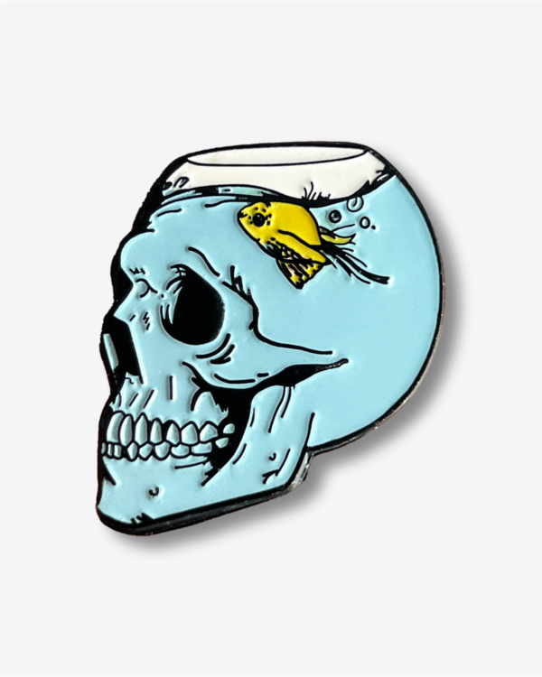 Pin Calavera Fish