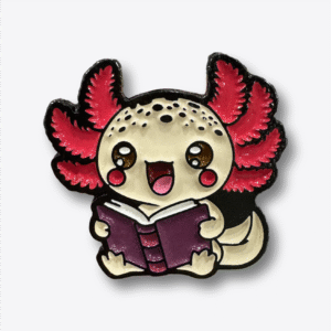 Pin- Ajolote Y Libro