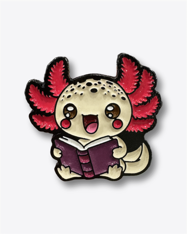 Pin- Ajolote Y Libro