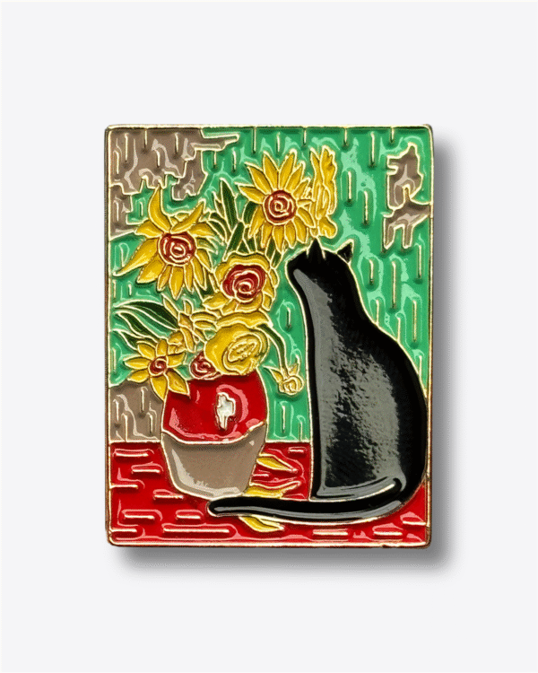 Pin Gato Van Gogh Ref 1