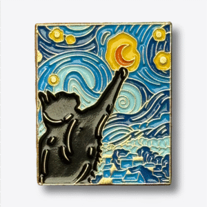 Pin Gato Van Gogh Ref 2