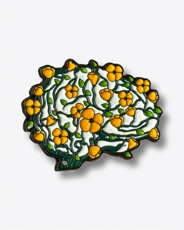 Pin Cerebro Lateral Flores