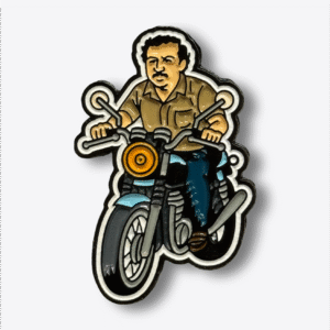 Pablo Escobar en moto